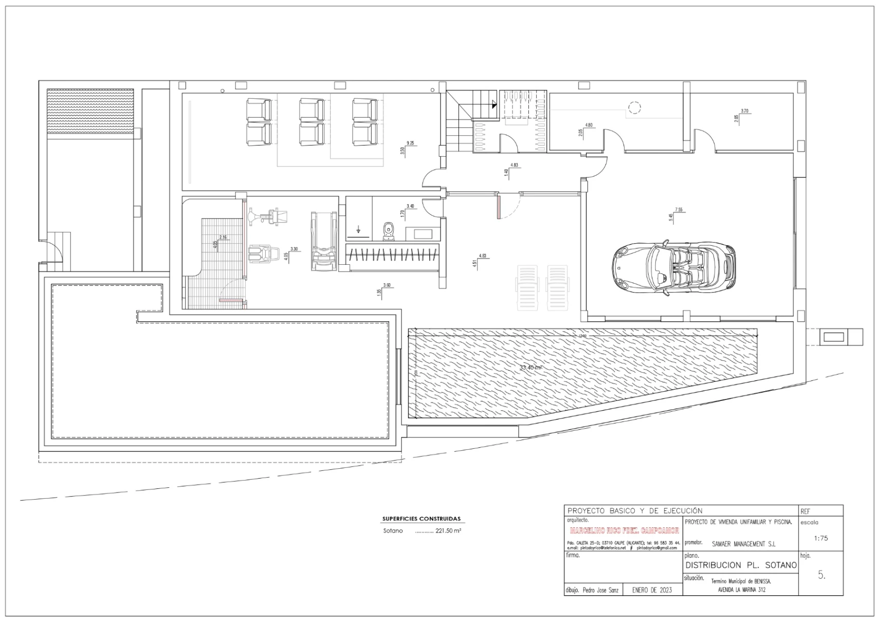 VILLA LUJOSA CONSTRUIDA POR GH COSTA BLANCA DISTANCIA AL MAR ANDANDO