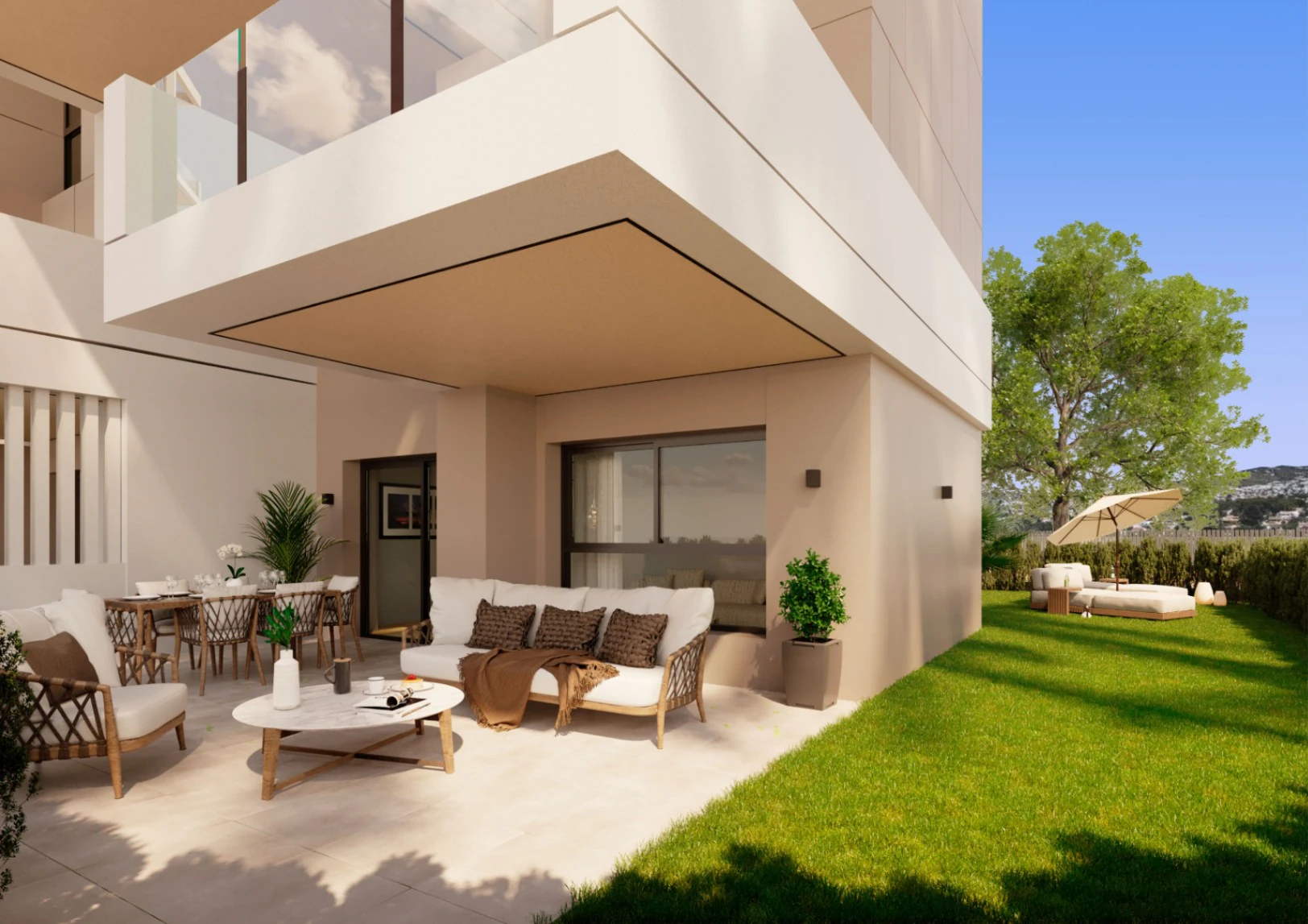 Apartamentos nuevos y elegantes en Calpe con vistas al mar