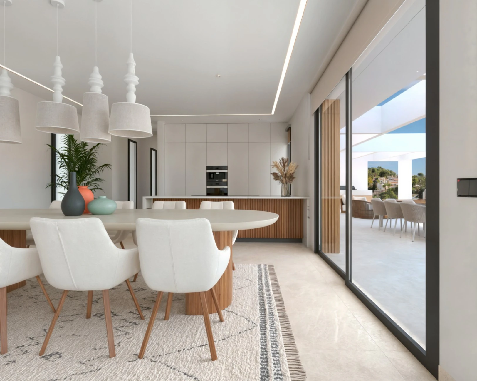 Villa moderna de lujo con vistas panorámicas al Mediterráneo en Calpe – Con vistas al emblemático Peñón de Ifach