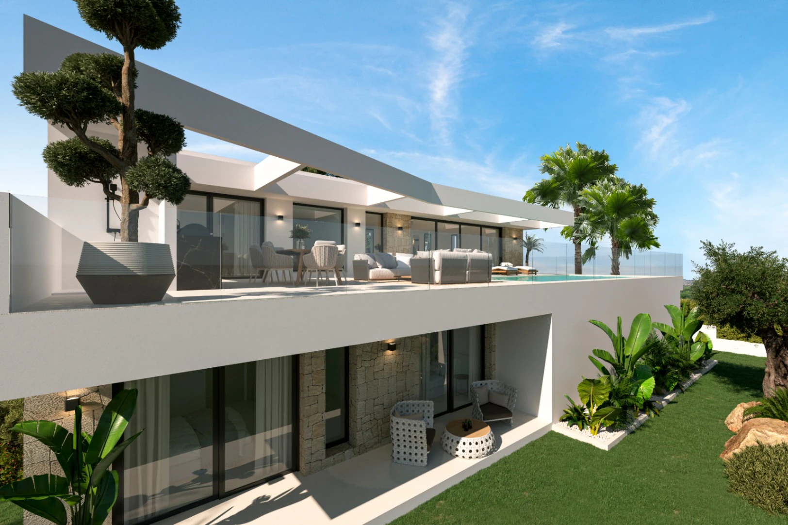 Villa moderna de lujo con vistas panorámicas al Mediterráneo en Calpe – Con vistas al emblemático Peñón de Ifach