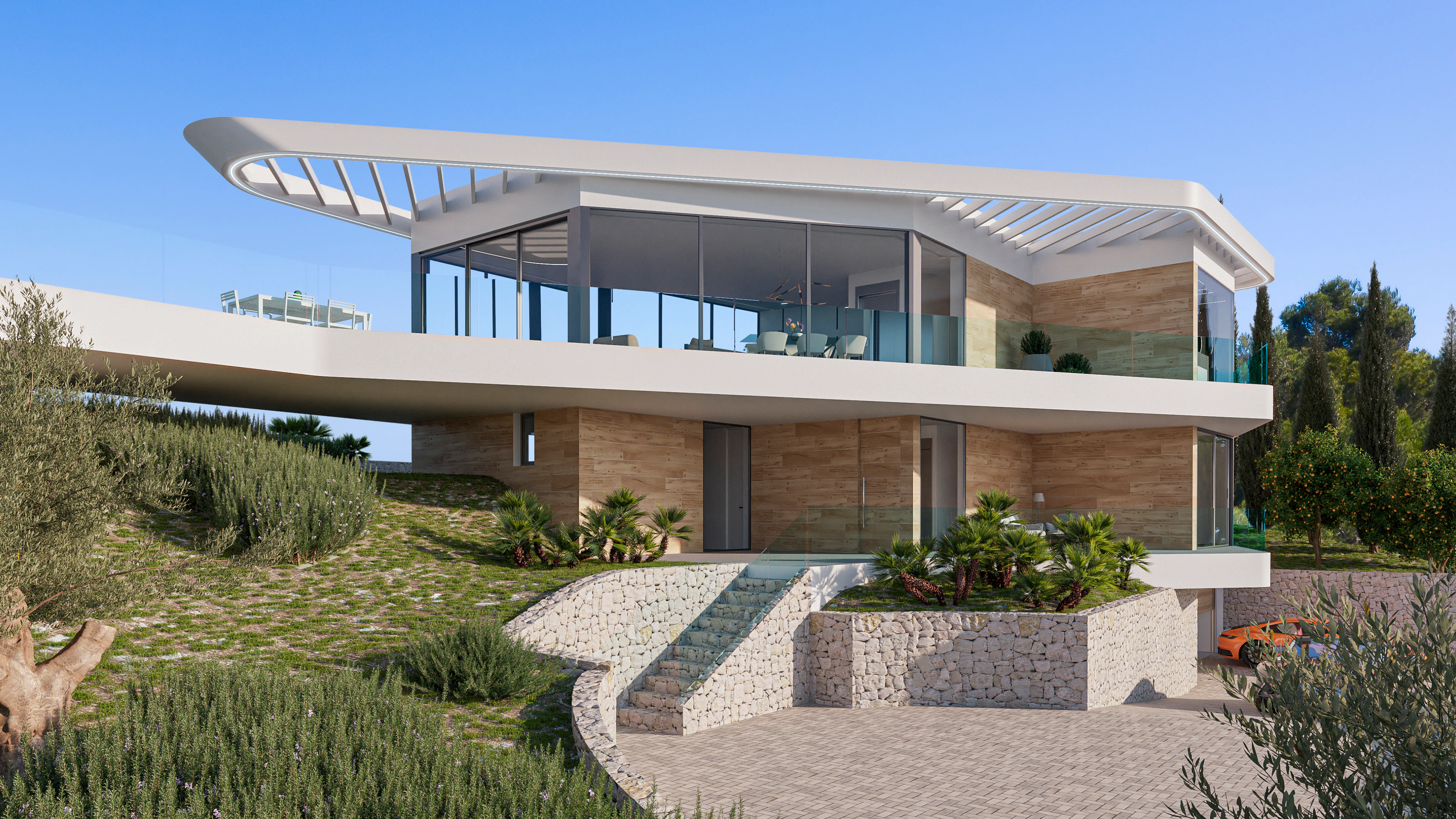VILLA EN PRIMERA LINEA DE MAR EN JAVEA
