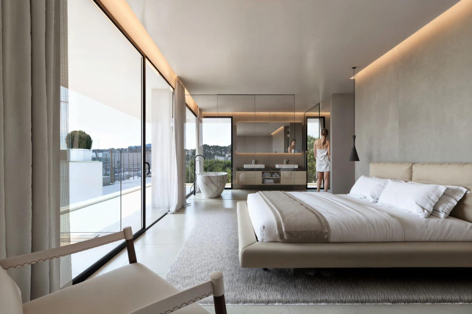 VILLA DE LUJO MODERNA CERCA DEL CENTRO DE MORAIRA Y DE SUS PLAYAS