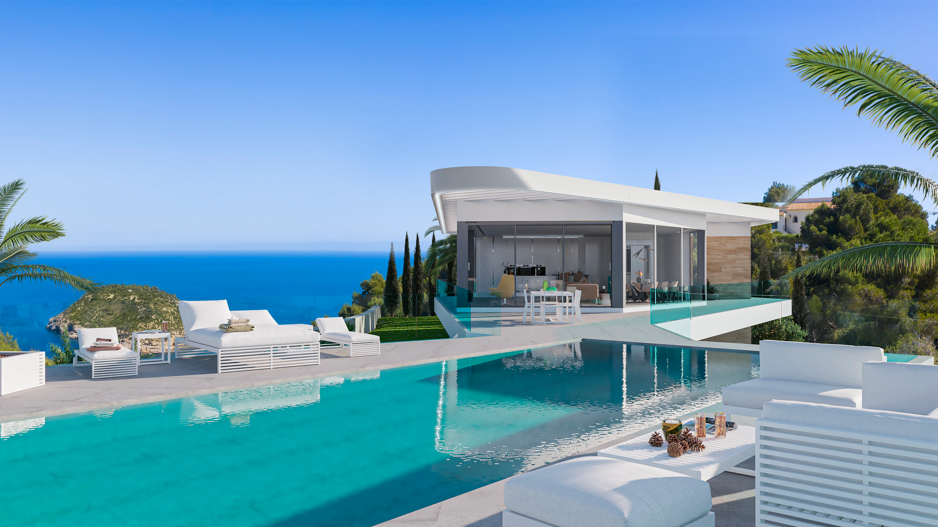 VILLA EN PRIMERA LINEA DE MAR EN JAVEA