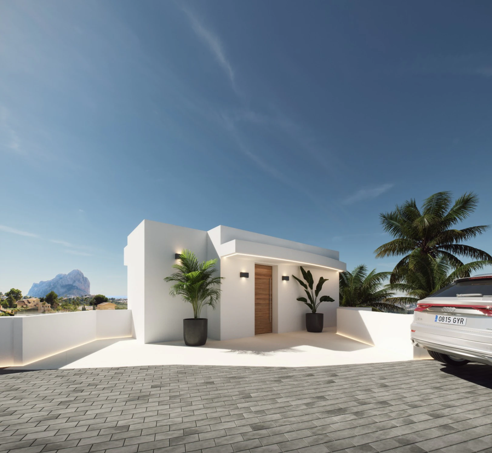 Villa sofisticada con orientación sur, piscina infinity y vistas al mar
