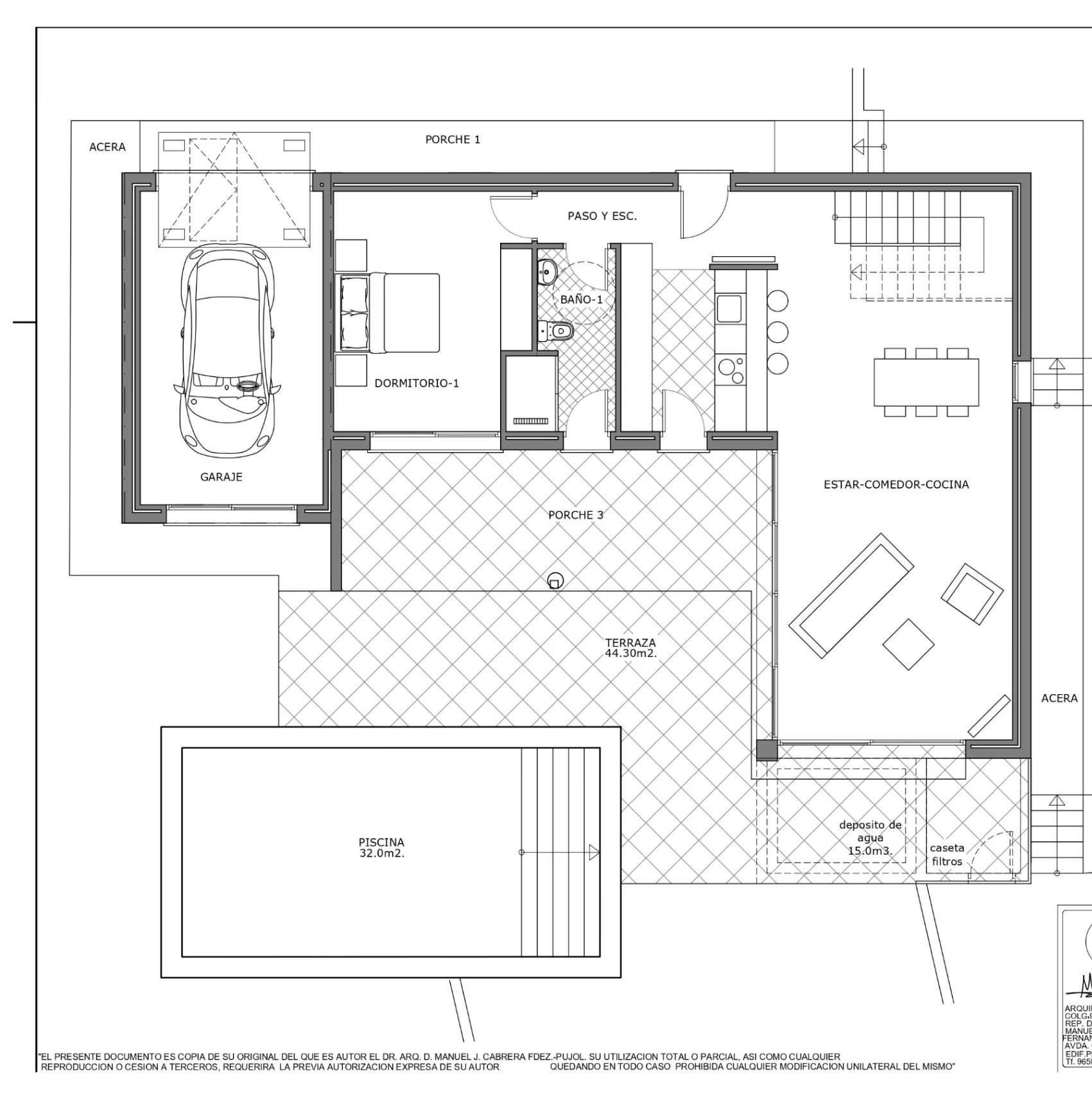 VILLA MODERNA EN CONSTRUCCION EN CALPE