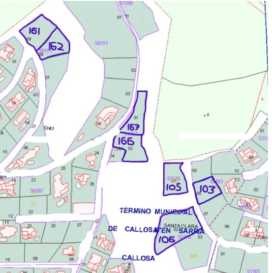 Se vende Conjunto de 7 Parcelas Urbanas en Callosa d'En Sarrià