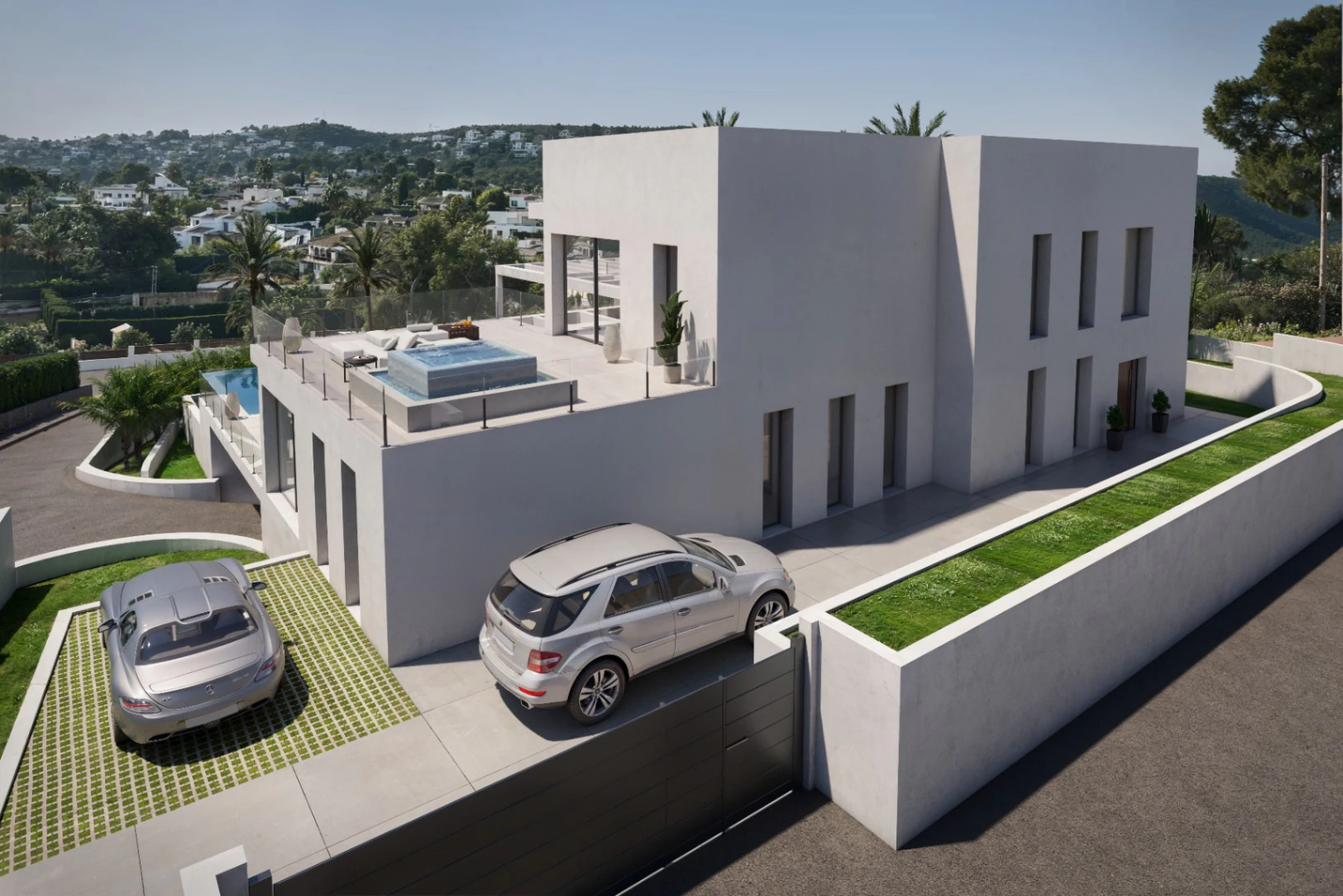 Wyjątkowa nowo wybudowana luksusowa willa w Jávea z widokiem na morze, prywatnym spa i designem premium