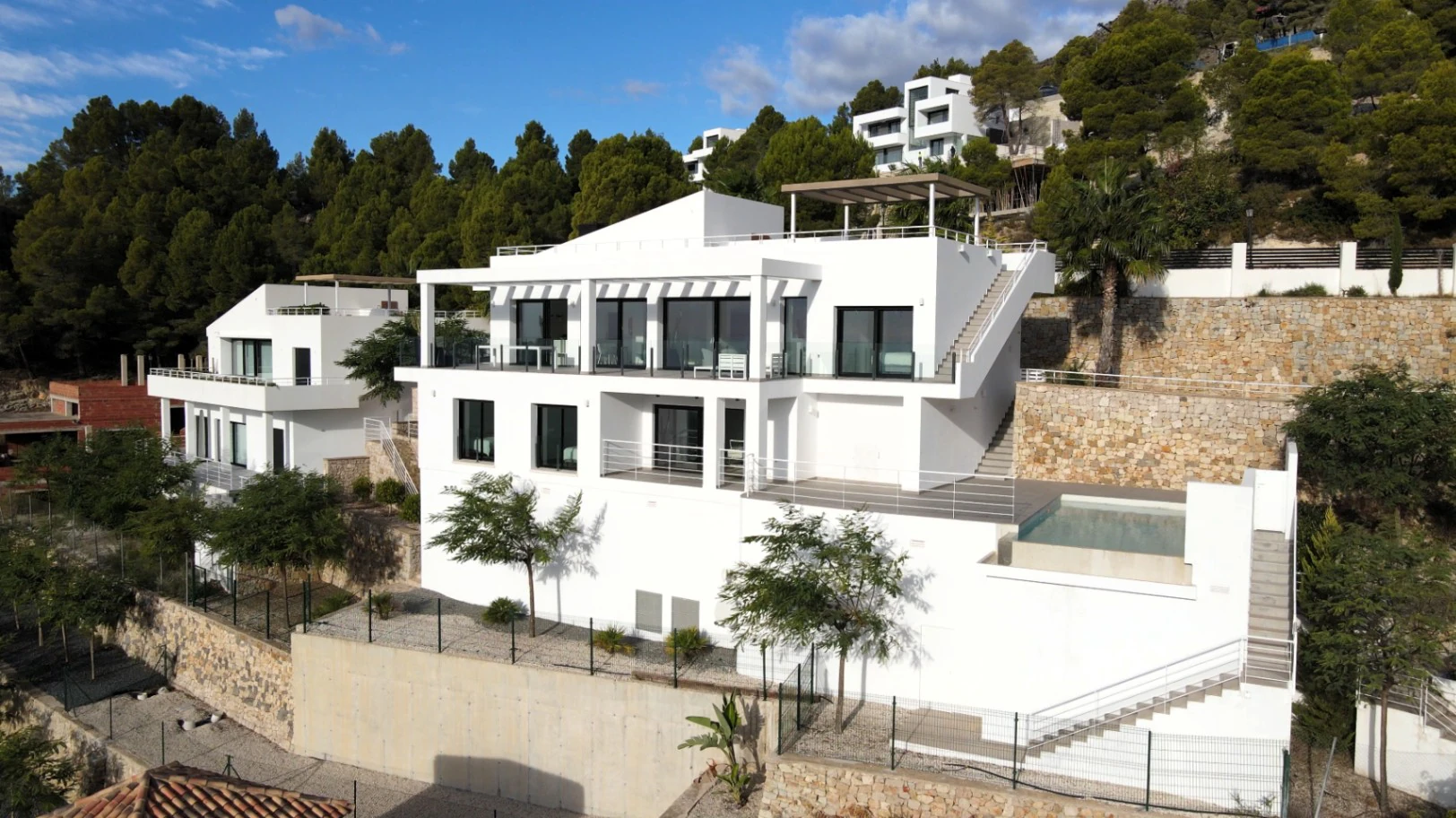 Villa de lujo con espectaculares vistas panorámicas al mar y a la montaña a la venta en Altea.