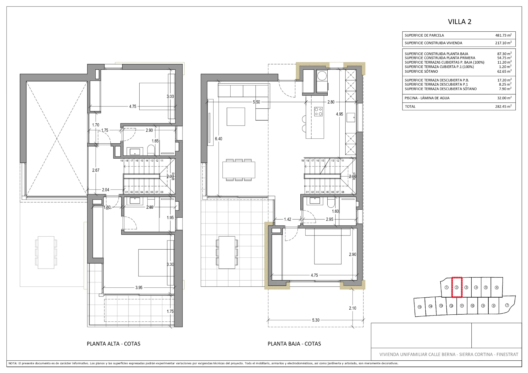 Modernas villas pareadas llave en mano en una prestigiosa zona residencial de la Costa Blanca