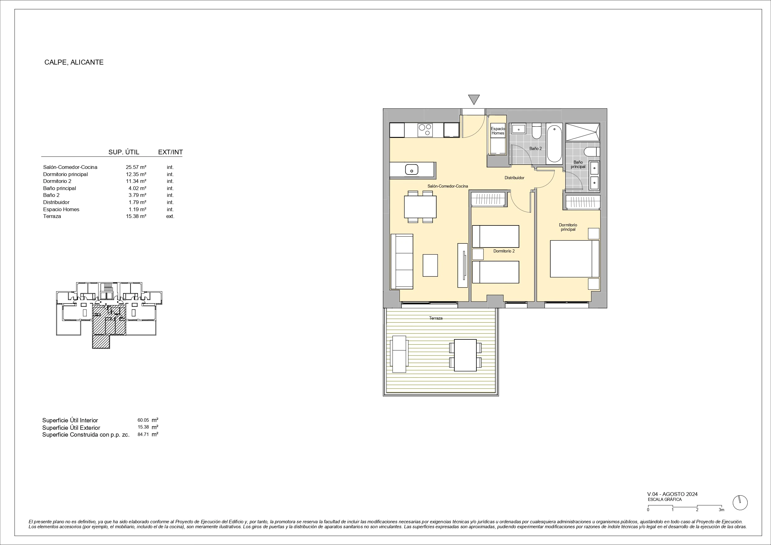 2-Schlafzimmer-Apartments nur einen Schritt vom Levante-Strand entfernt – Calpe
