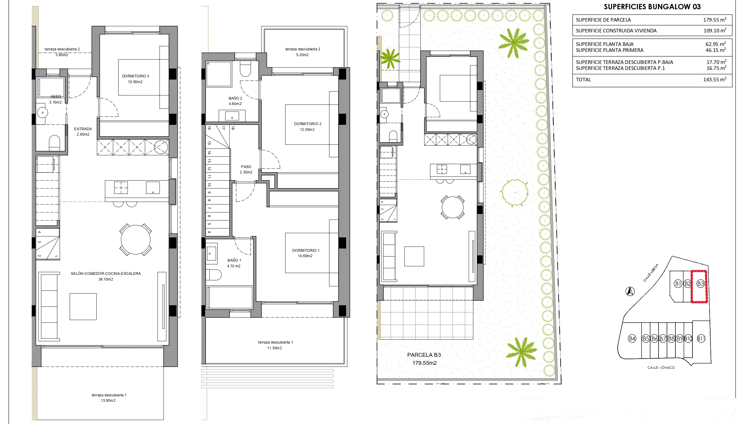 FOR SALE: NEW BUILD TOWNHOUSES IN FINESTRAT 3KM FROM THE SEA