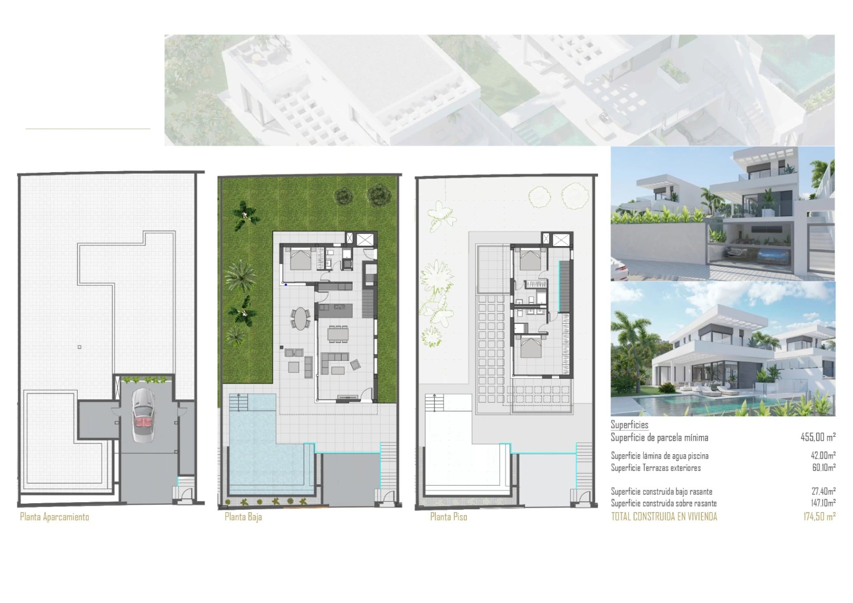 Villa de luxe avec vue sur la mer à vendre dans un complexe de 12 villas individuelles à Finestrat