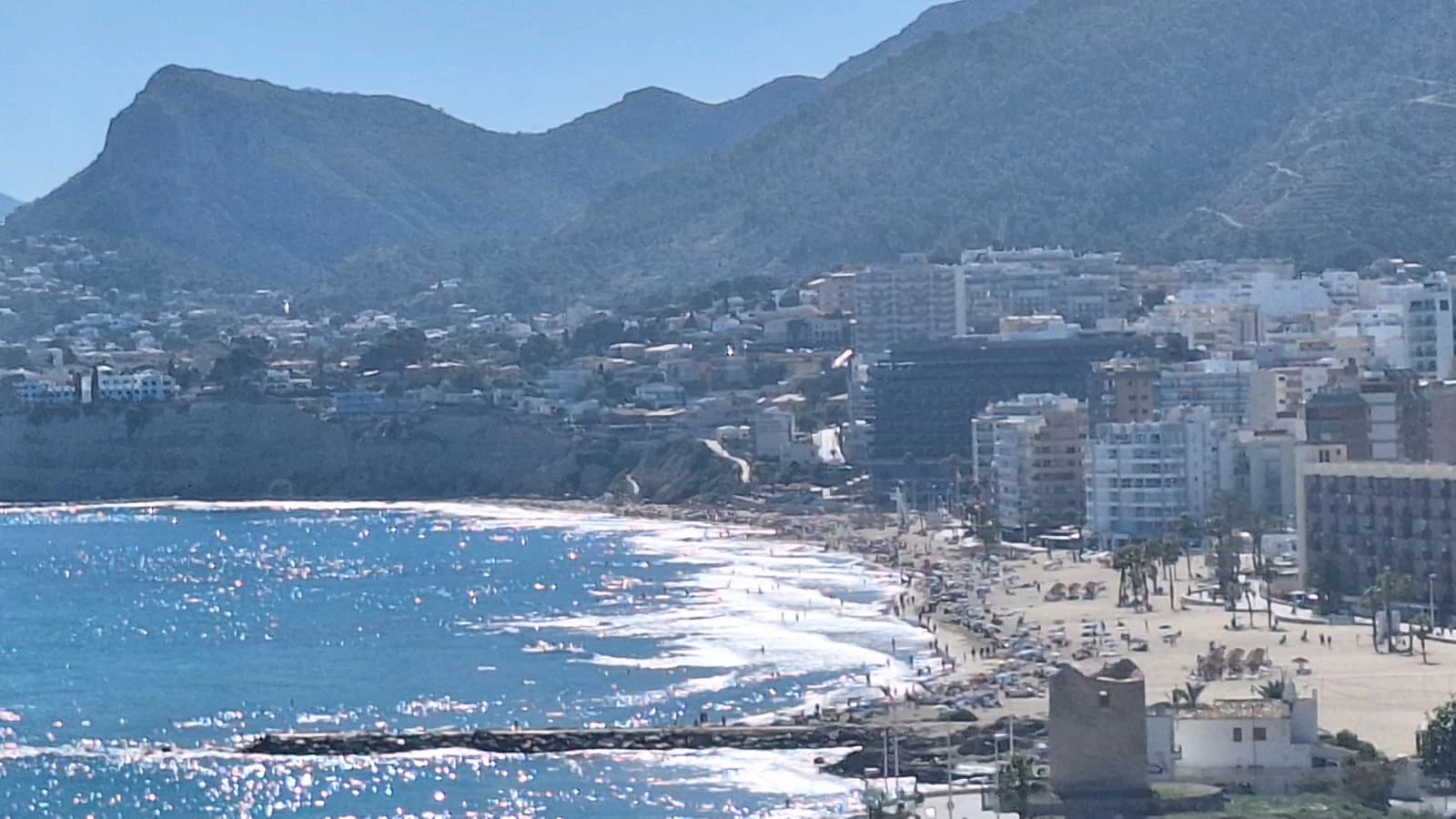 Appartement en front de mer avec vue sur la mer à Calpe.