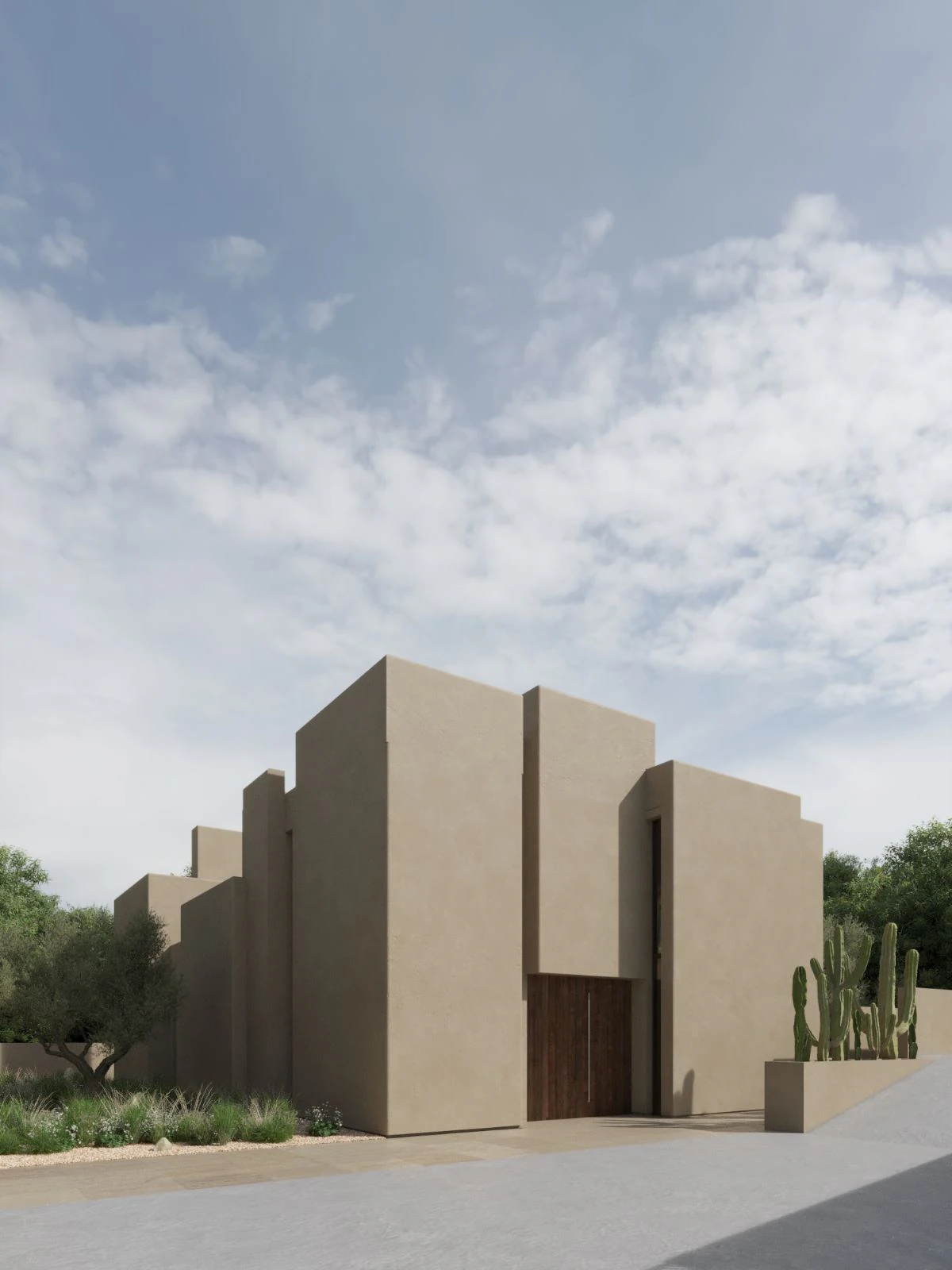 Villa boutique de lujo de obra nueva con doble altura y vistas panorámicas a la costa