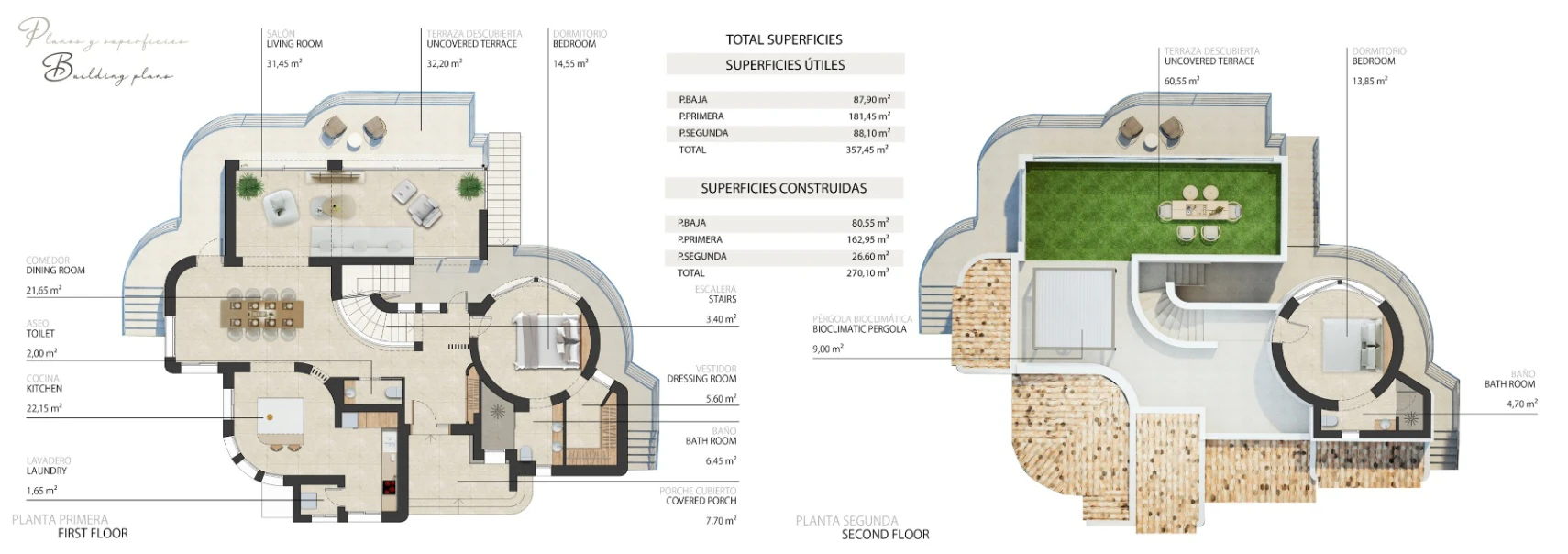 Villa Mediterránea Contemporánea Exclusiva con Vistas al Mar y a la Montaña en Altea