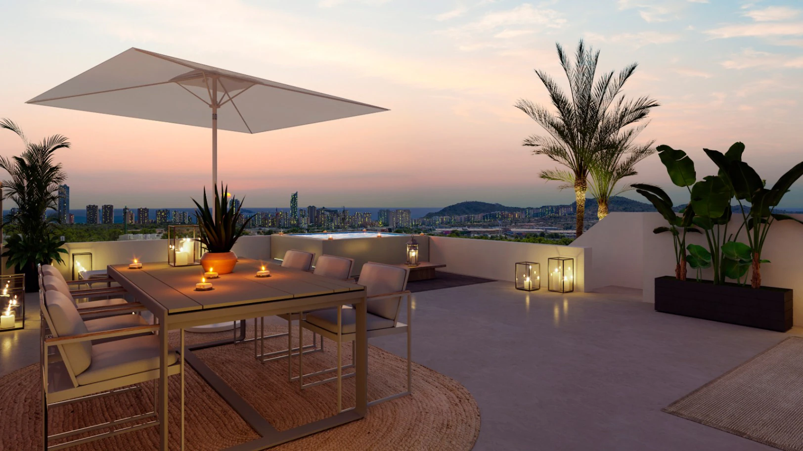 Exclusivos Áticos con Vistas al Mar cerca de Benidorm y Finestrat – Vida Contemporánea con Servicios Premium