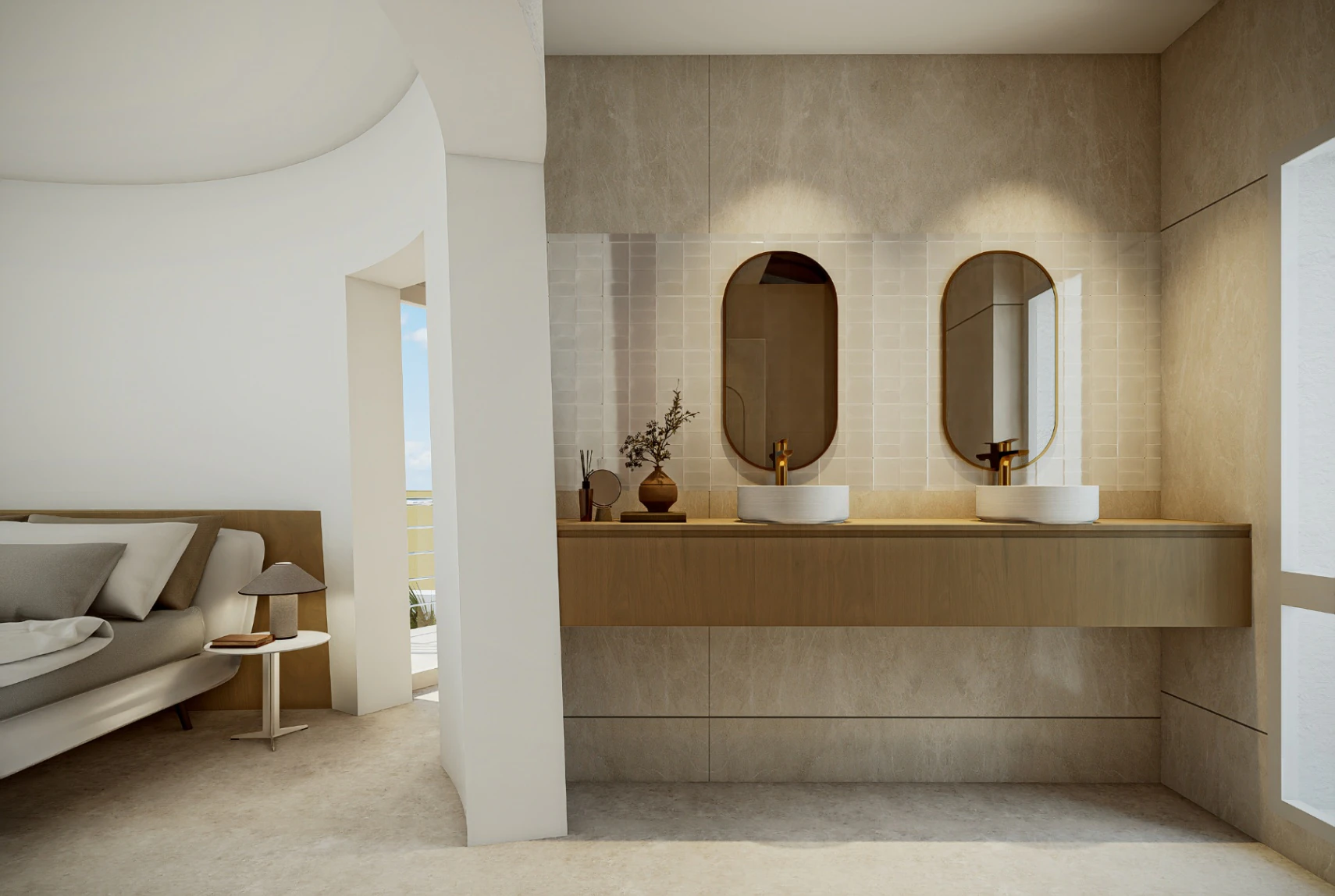 Villa Mediterránea Contemporánea Exclusiva con Vistas al Mar y a la Montaña en Altea