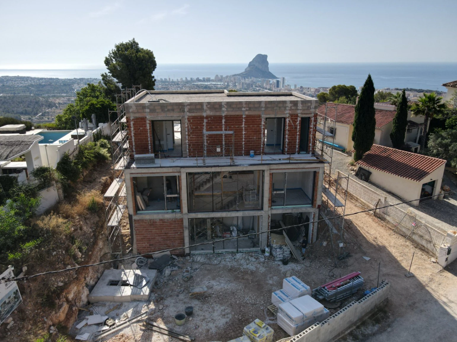 Villa Moderna con Vistas al Mar en Calpe, a 8 Min de la Playa