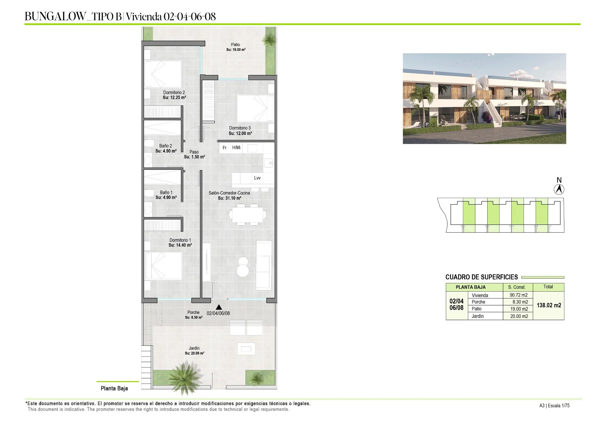 Bungalow na sprzedaż w Alhama De Murcia