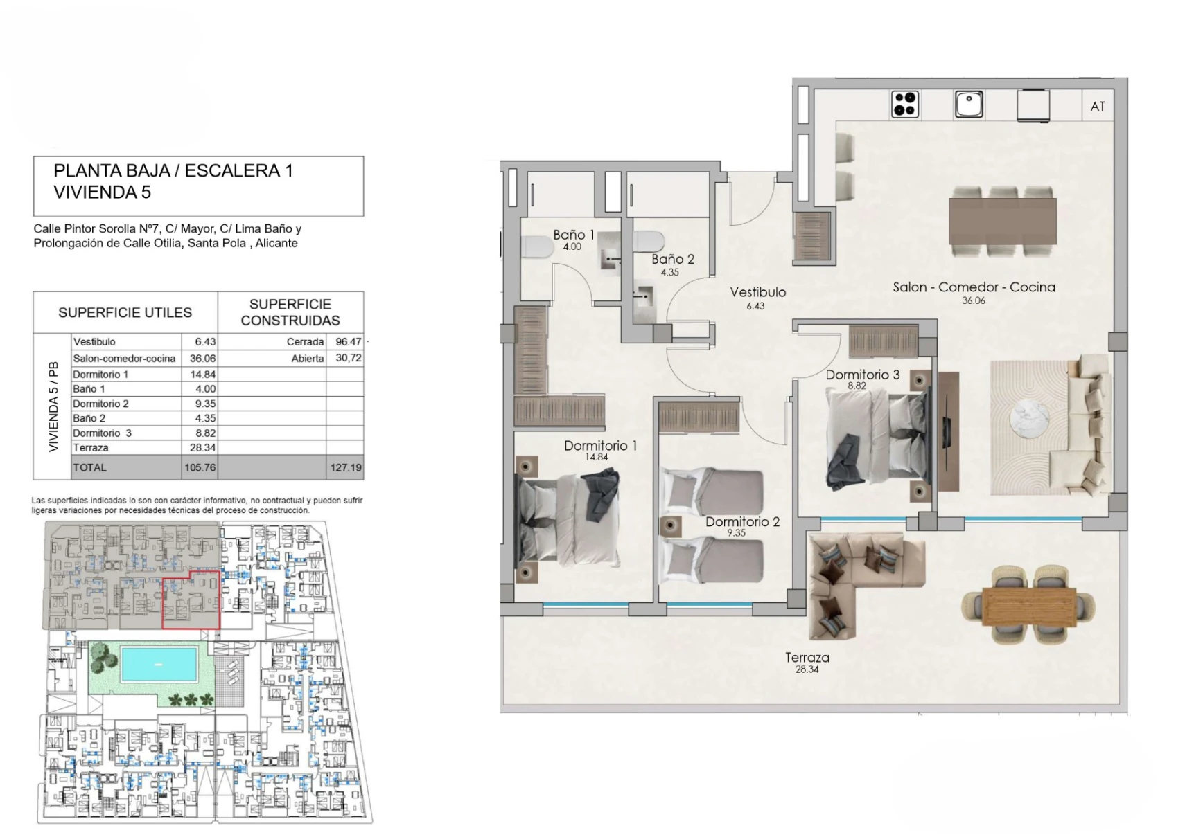 Apartament na sprzedaż w Santa Pola