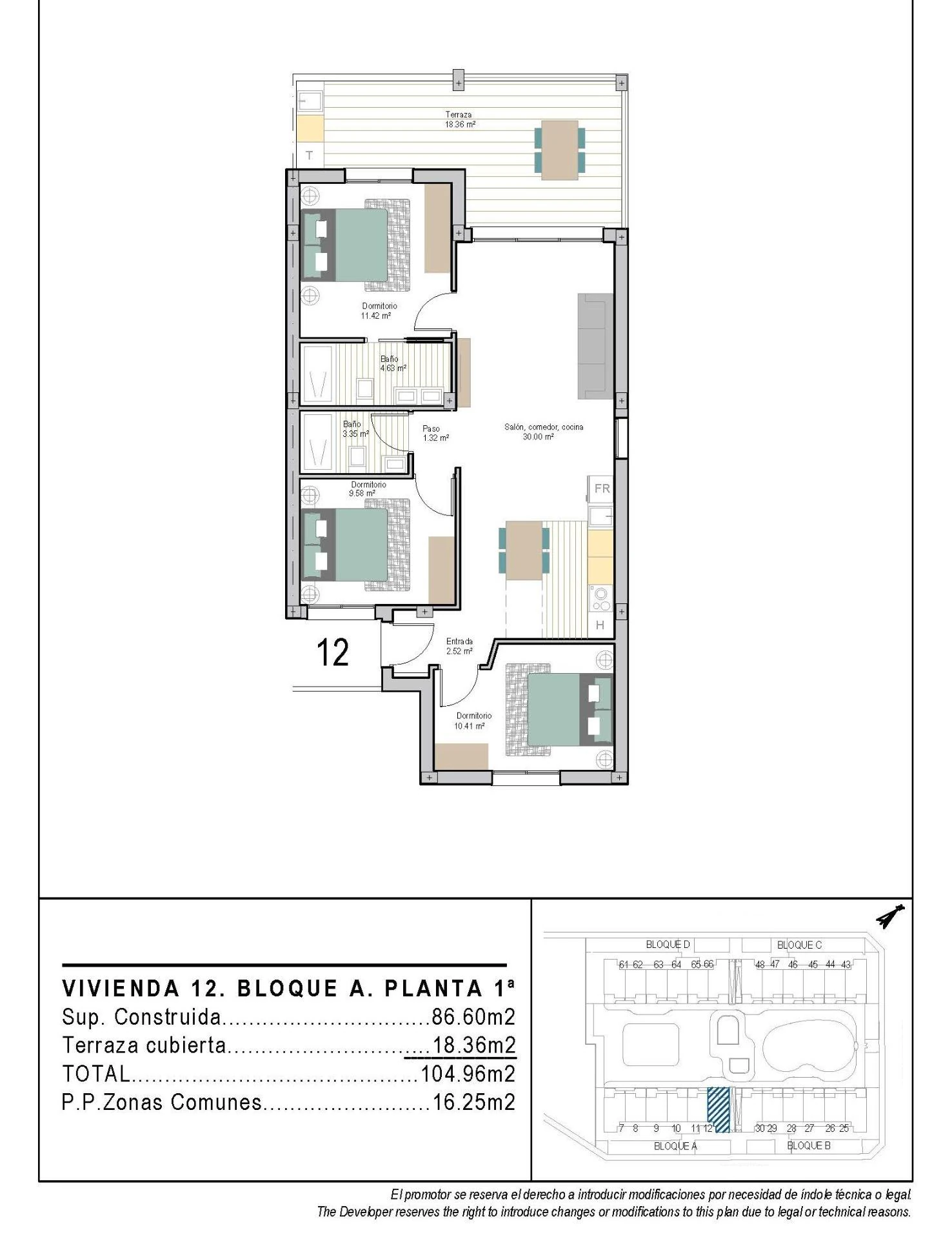 Apartament na sprzedaż w Torre Pacheco