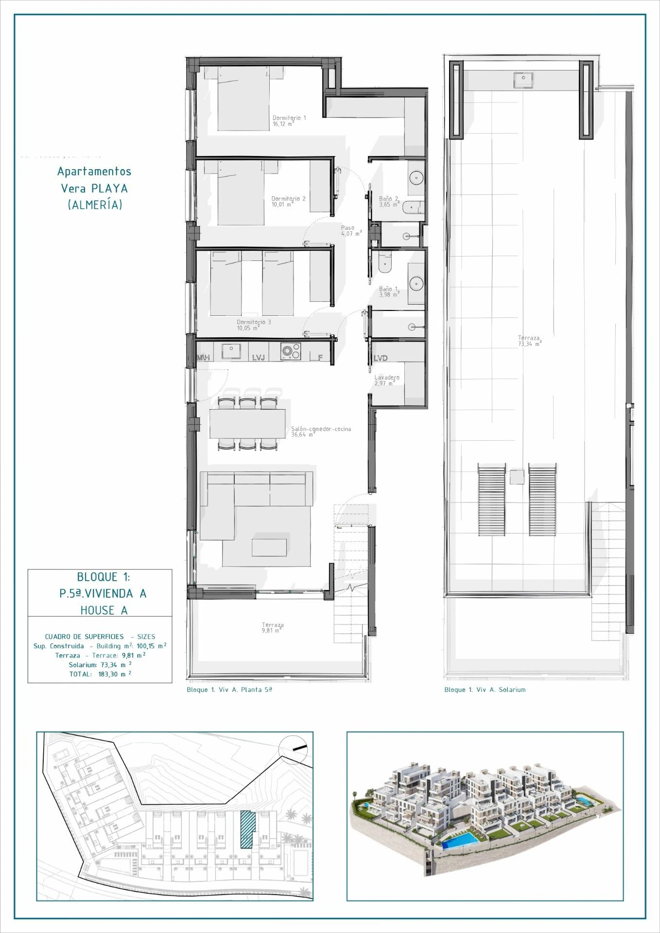 Penthouse na sprzedaż w Vera