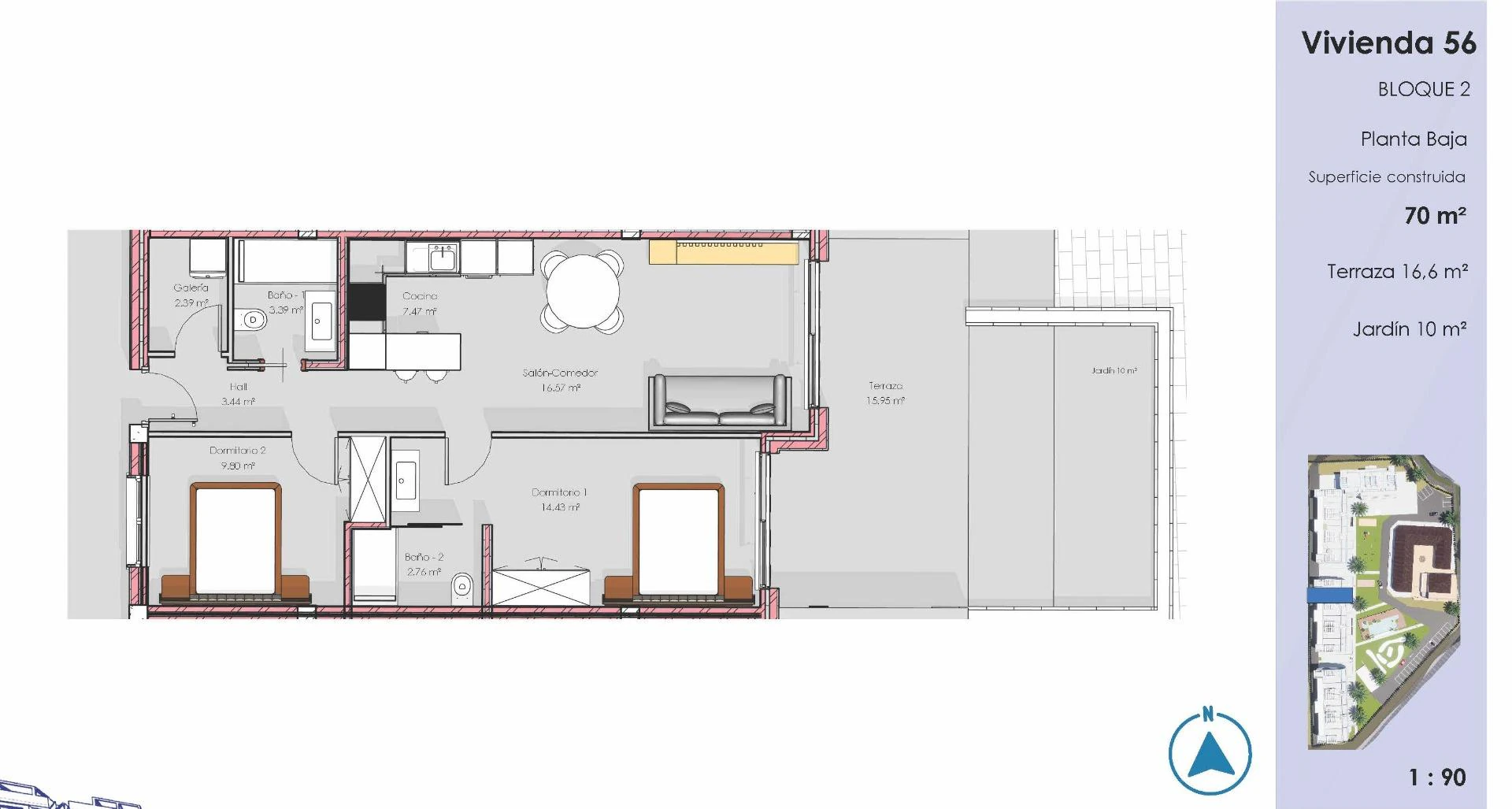 Apartament na sprzedaż w Guardamar Del Segura