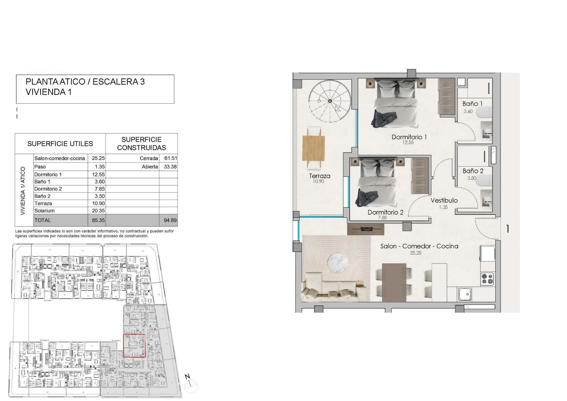 Penthouse na sprzedaż w Santa Pola