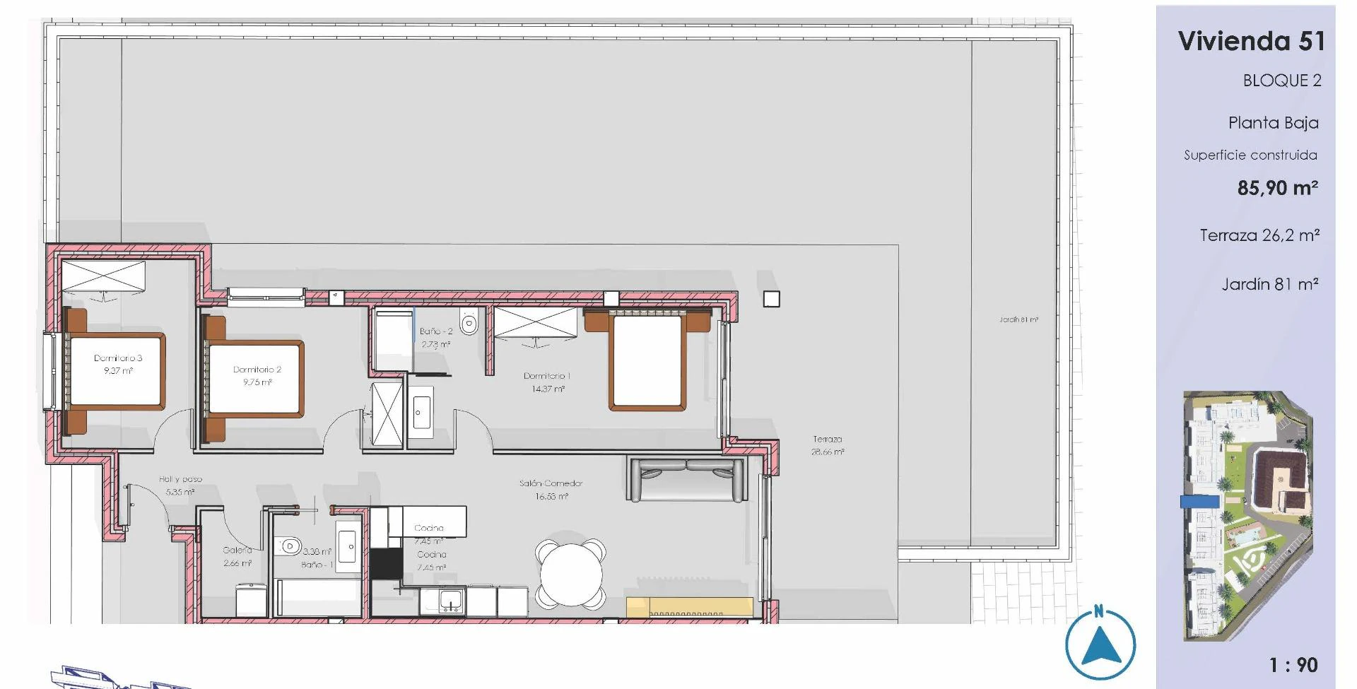 Apartament na sprzedaż w Guardamar Del Segura
