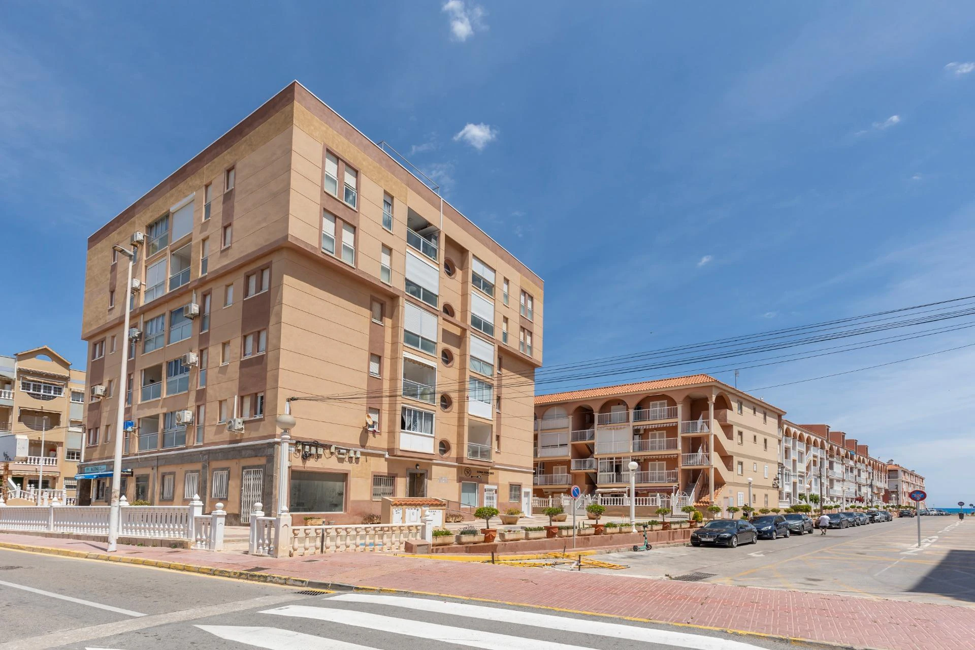 Widok na morze 200 metrów od plaży La Mata
