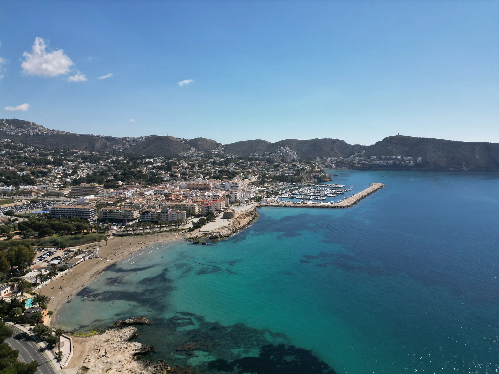 Moraira coastline