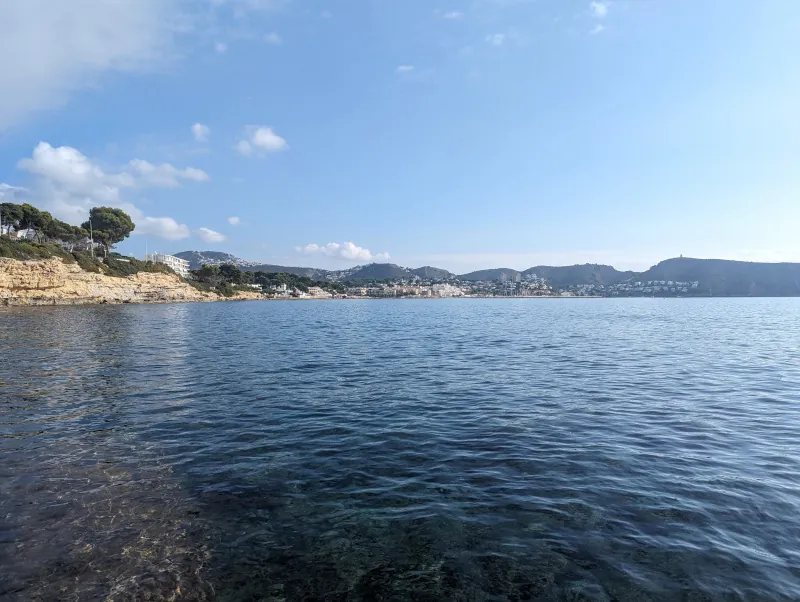Baignade en mer en Espagne
