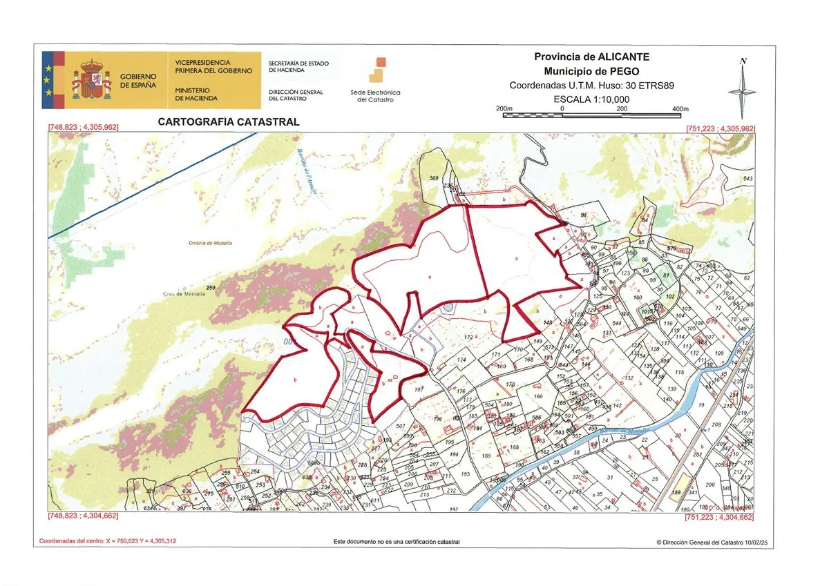 GROSSE GELEGENHEIT !!! 2.266.000 m2 Land in La Mustalla, Pego