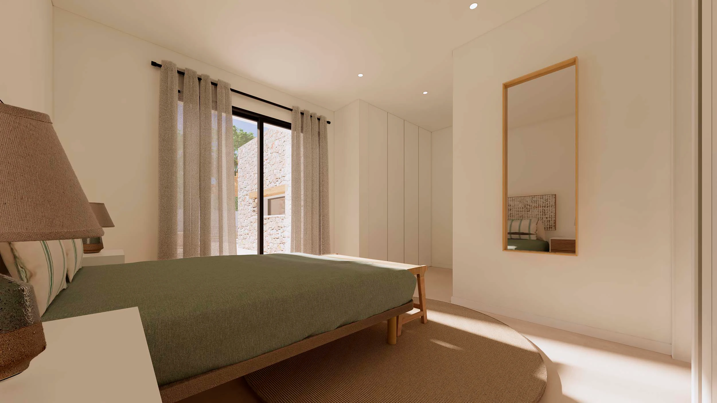 Gelijkvloerse Ibiza-stijl villa te koop in Moraira