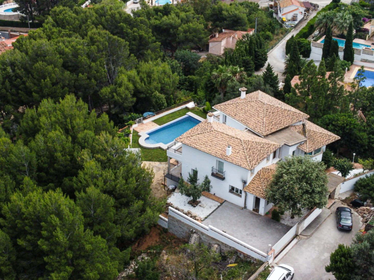 Villa avec vue sur la mer et en plein parc naturel du Montgó, à Dénia