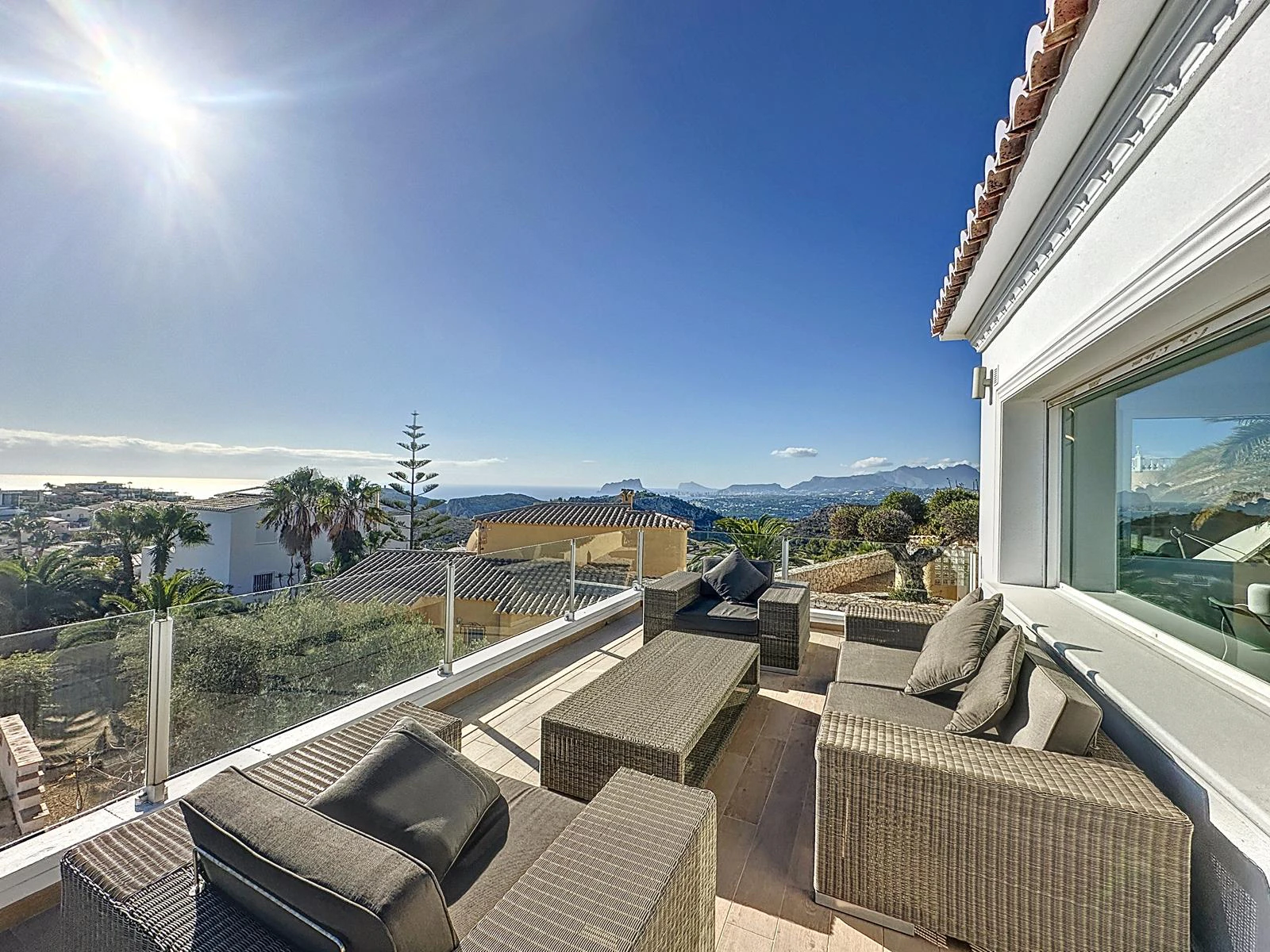 Cumbre del Sol Villa met uitzicht op zee in Magnolias