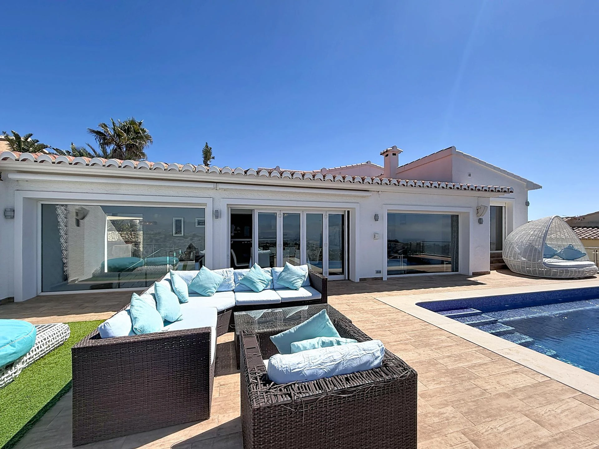 Cumbre del Sol, Luxe villa met panoramisch zeezicht in Magnolias