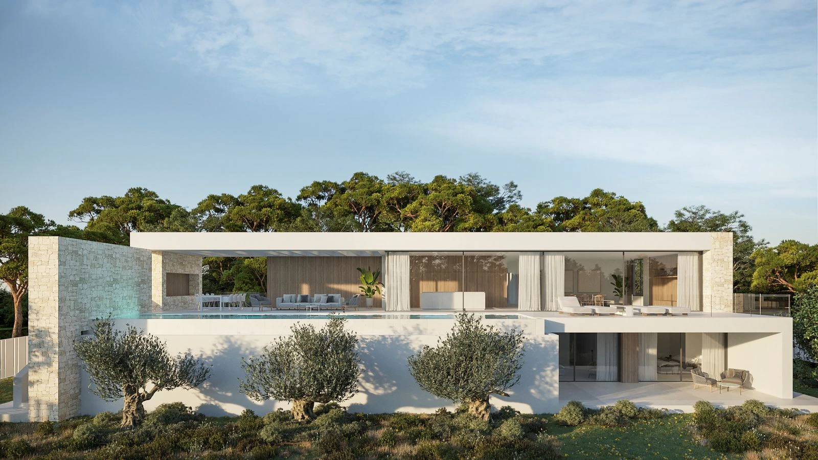 Nuevo proyecto de lujo en Moraira, de estilo moderno y minimalista