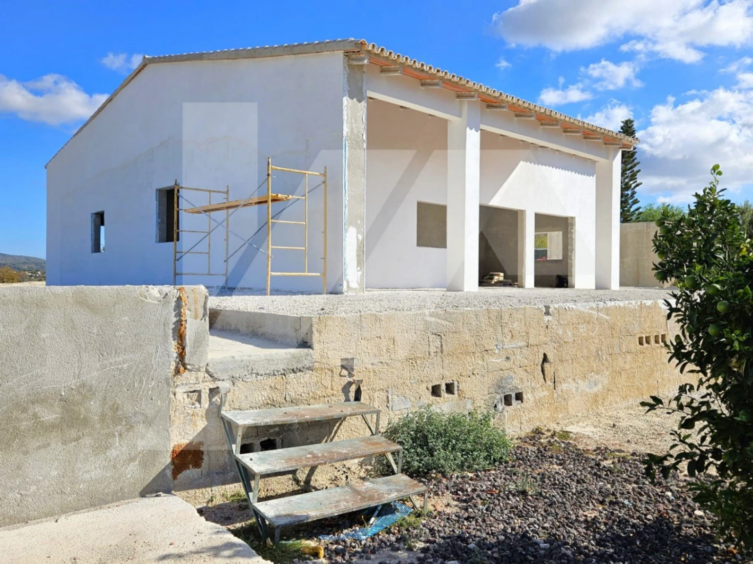 Finca à vendre avec vue sur la mer à Benissa. Costa Blanca.