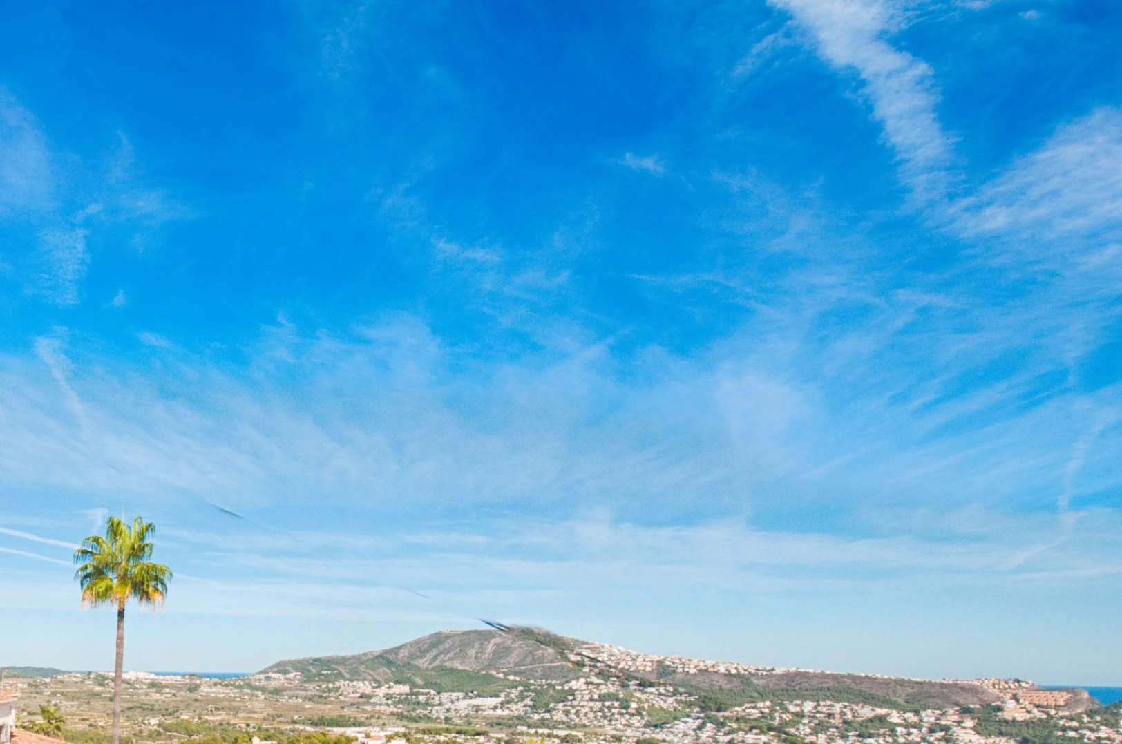 Es probablemente una de las mejores vistas al mar de Moraira.