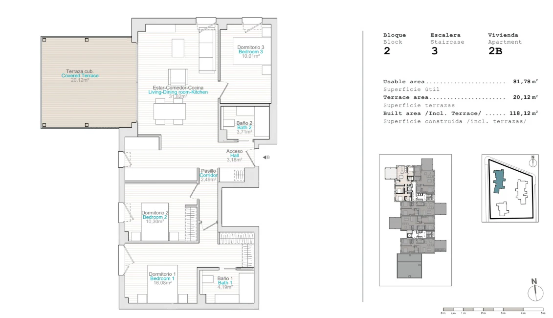 Drei-Zimmer-Eco-Wohnung zum Verkauf in der Nähe von Denia, Costa Blanca