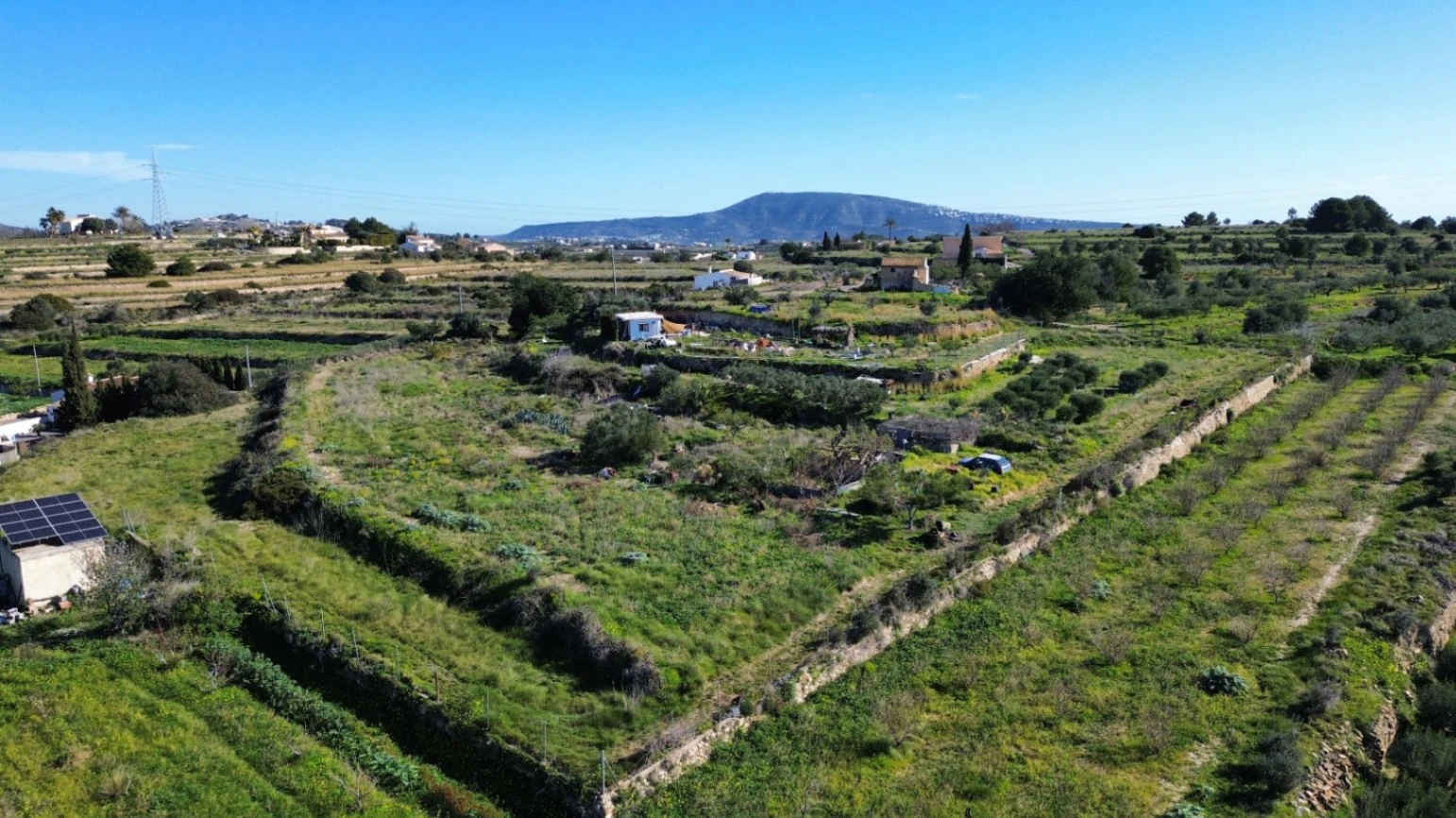 Rustiek perceel met prachtig uitzicht in Partida Berdica, Benissa