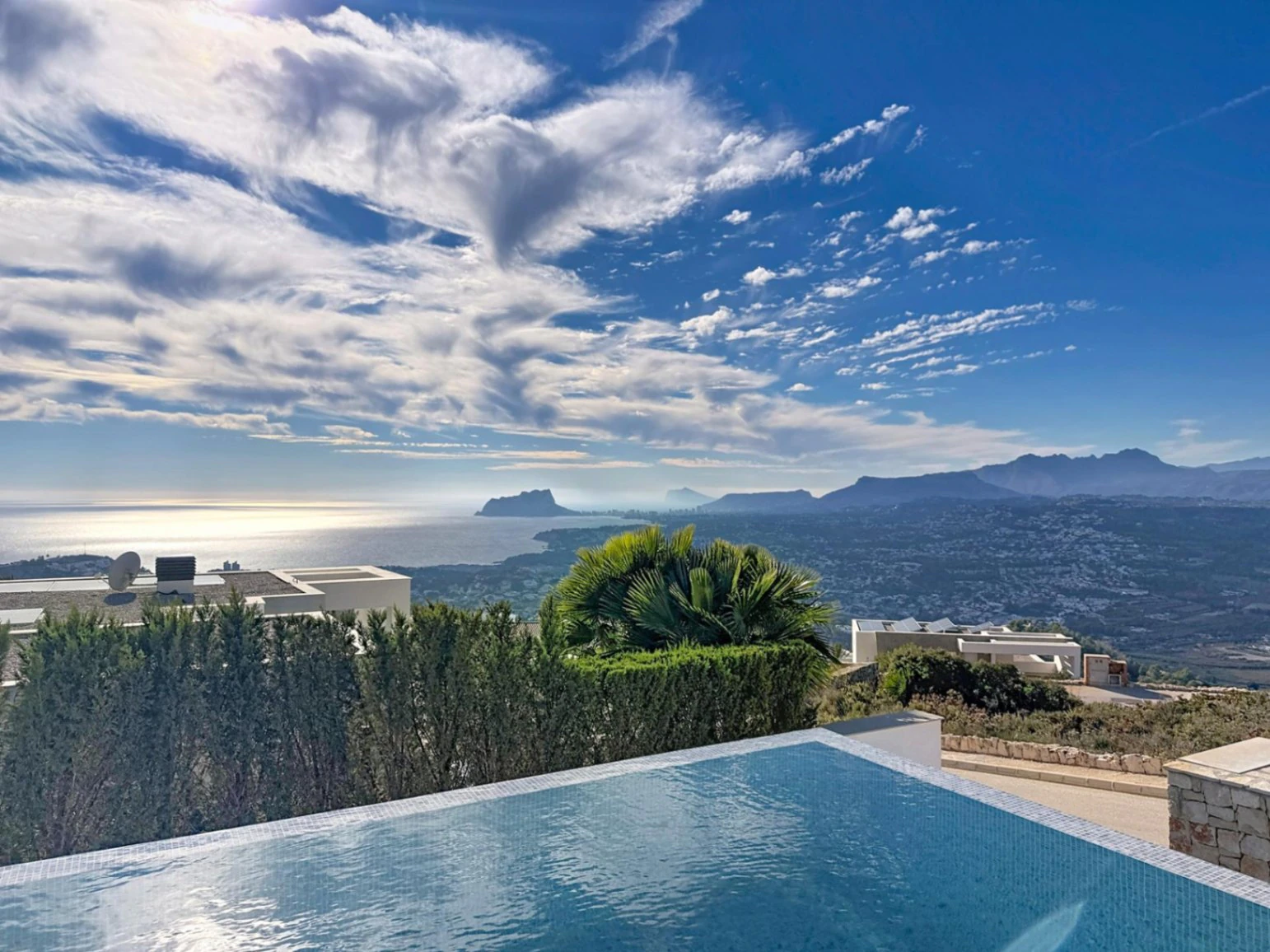 Cumbre del Sol modern luxury villa with panoramic views