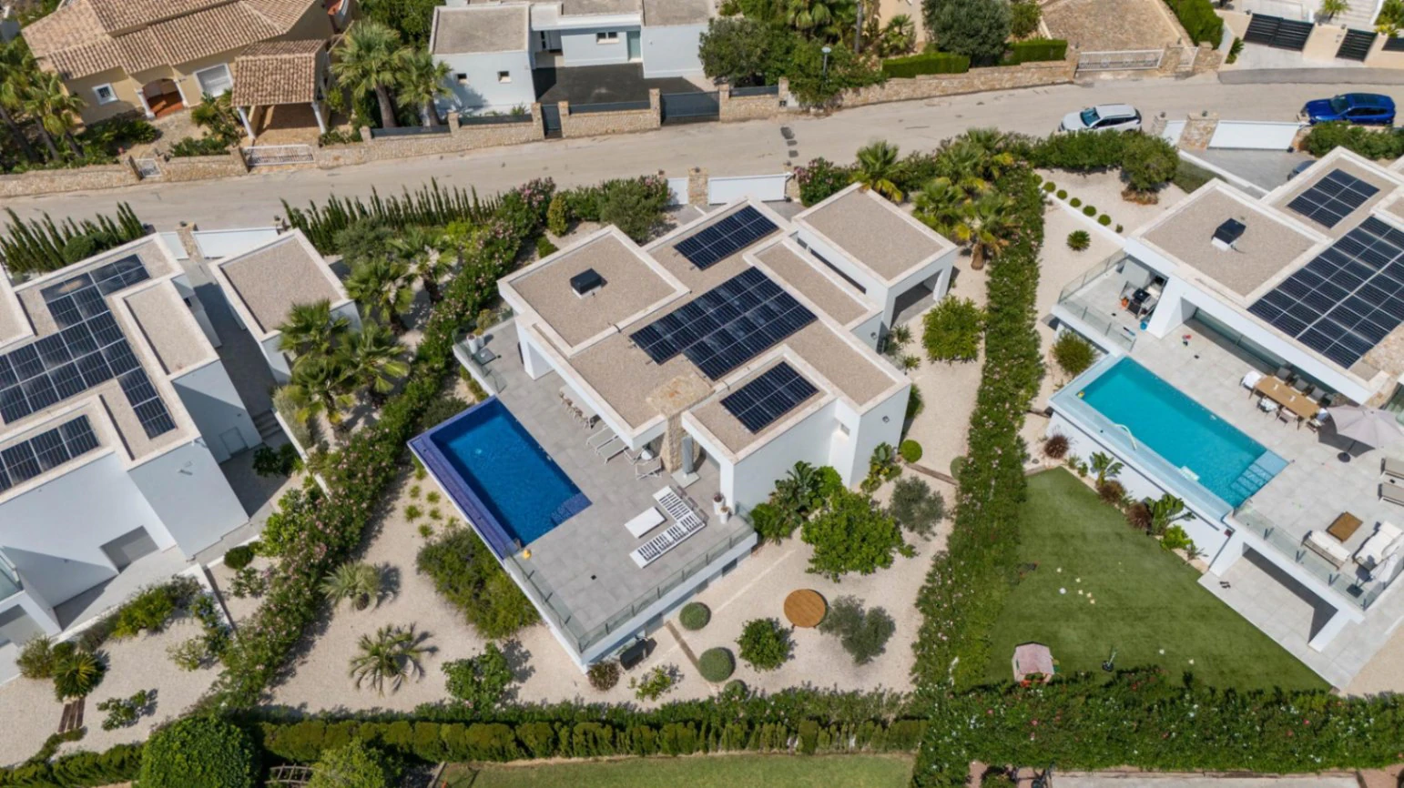 Cumbre del Sol Moderne villa met uitzicht op zee