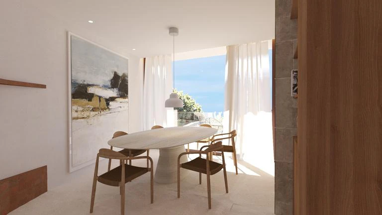 Under construction: sea view villa for sale in Benissa