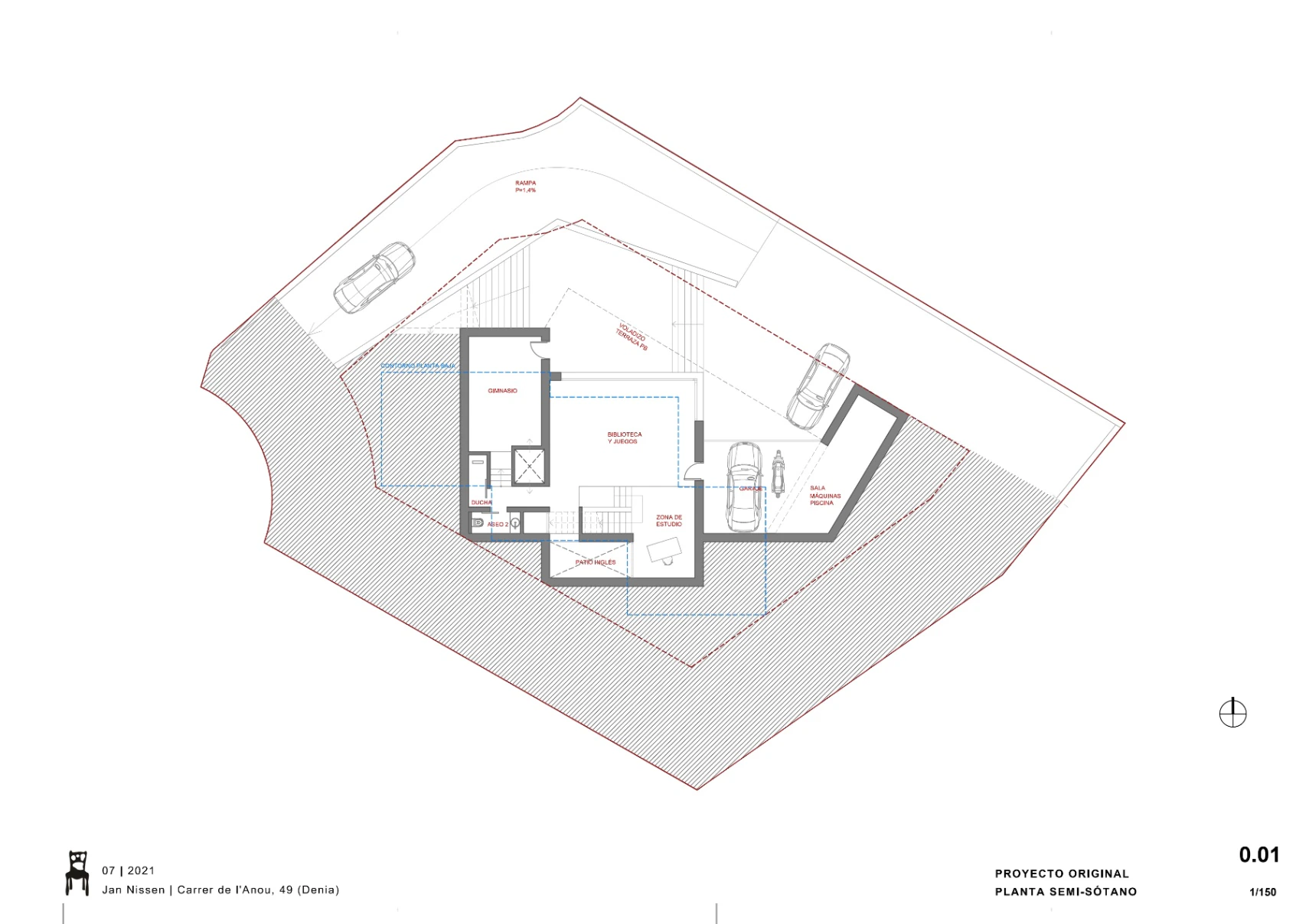 "Montgó House": Proyecto de Autor con Licencia Concedida y Vistas Infinitas en Dénia.