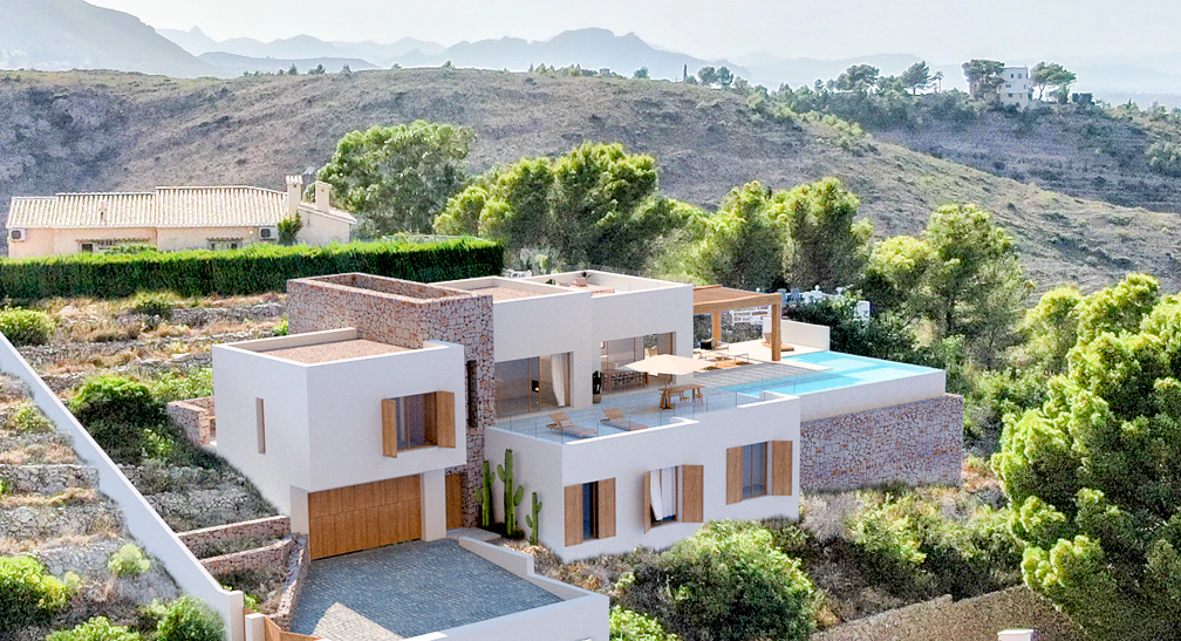 Luxury villa with 360 views