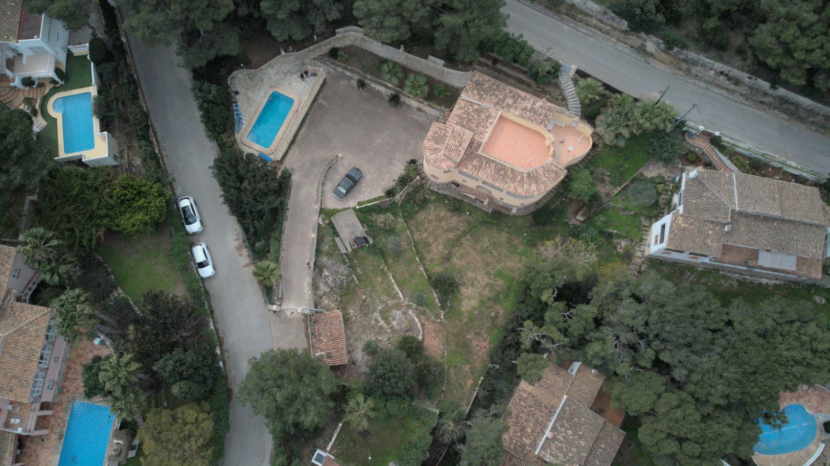 Villa in de buurt van het strand met uitzicht op zee in Javea