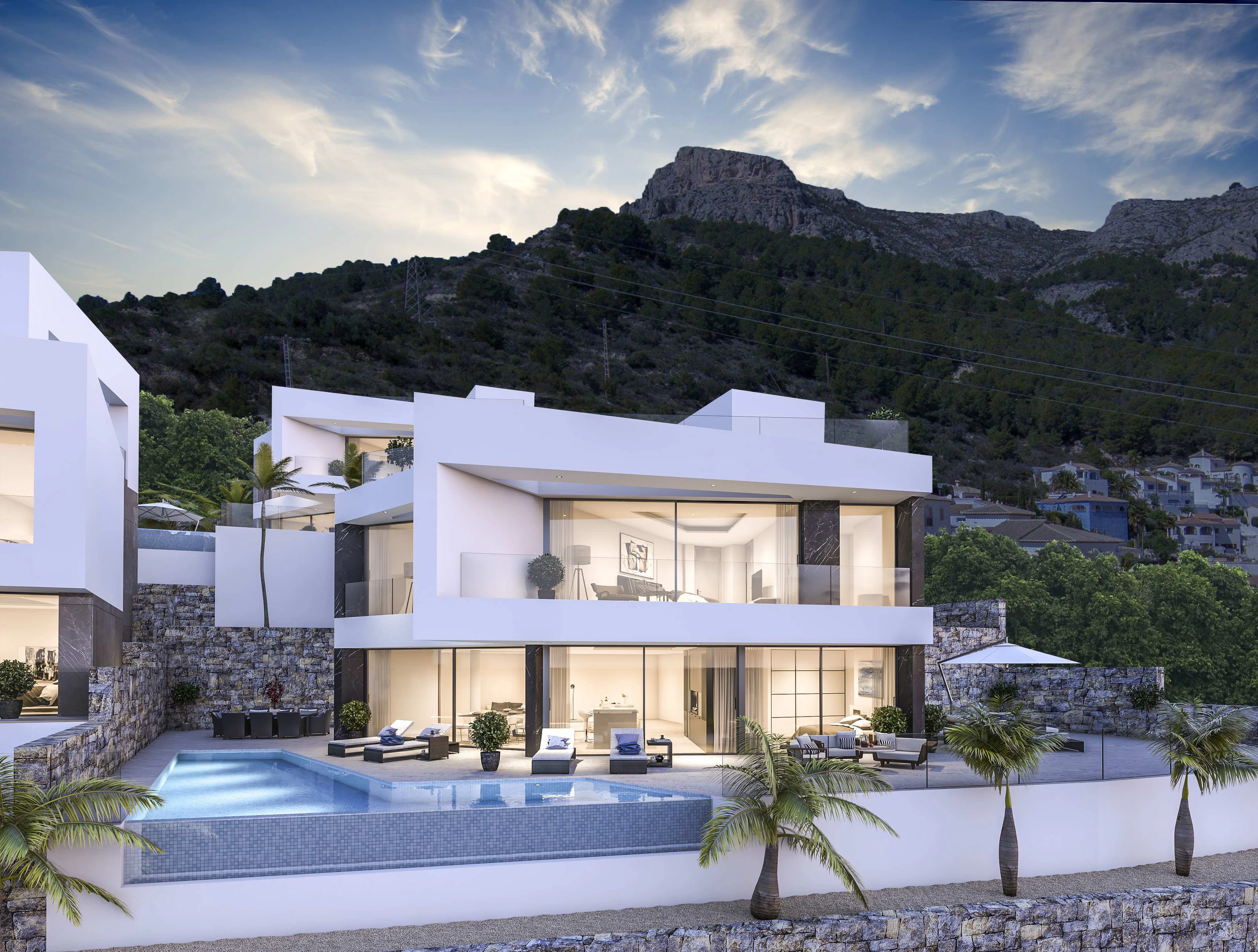 NEW PROMOTION OF 6 LUXURY VILLAS IN CALPE