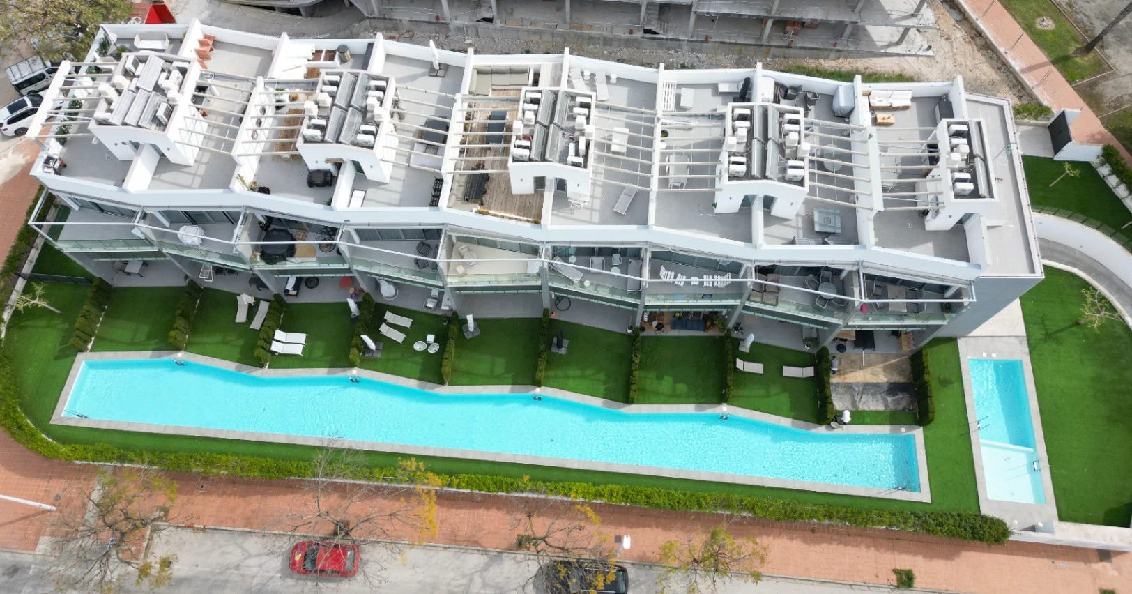 Penthouse de lujo de 3 dormitorios en venta en Jávea Arenal, a poca distancia de la playa.